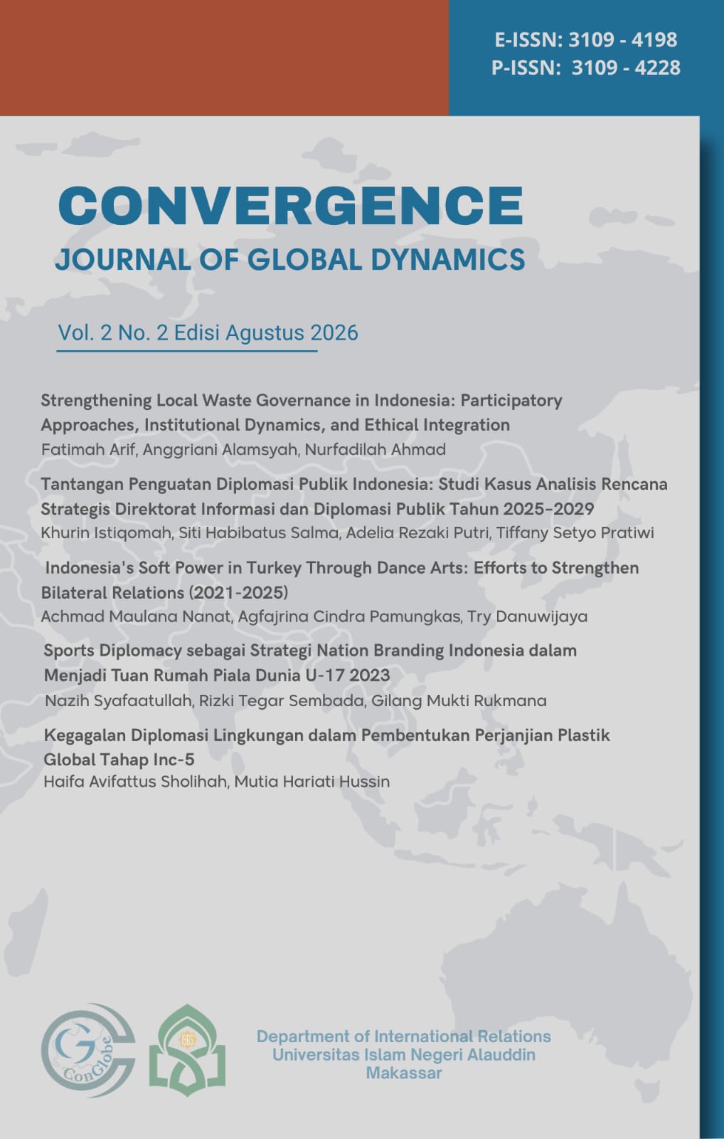 					View Vol. 2 No. 2 (2026): Convergence: Journal of Global Dynamics
				