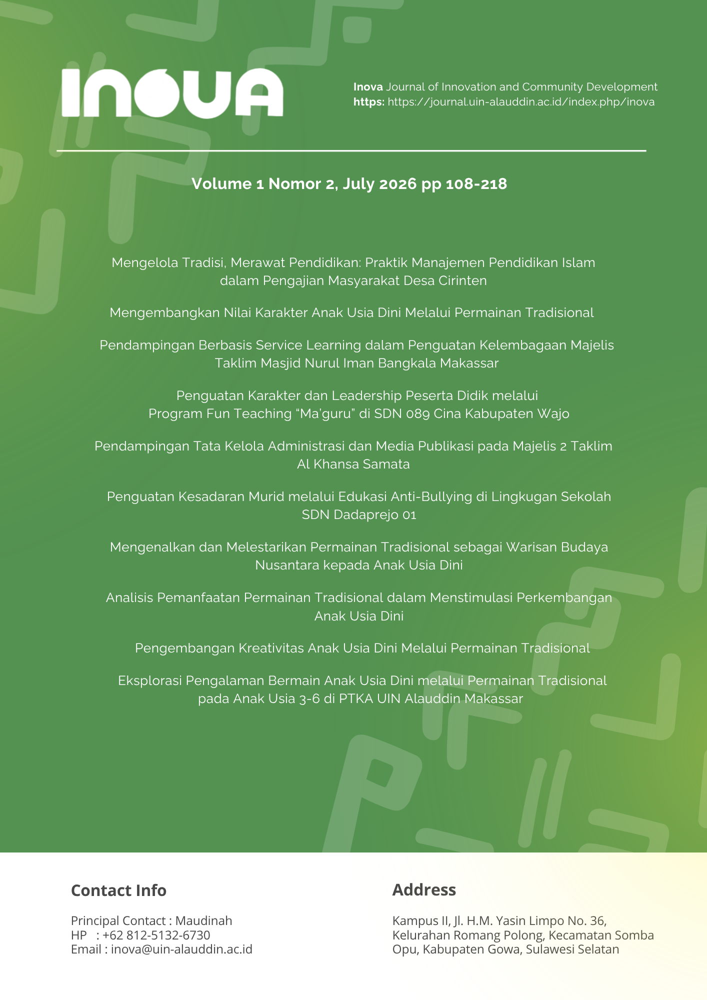 					View Vol. 1 No. 2 (2026): July
				
