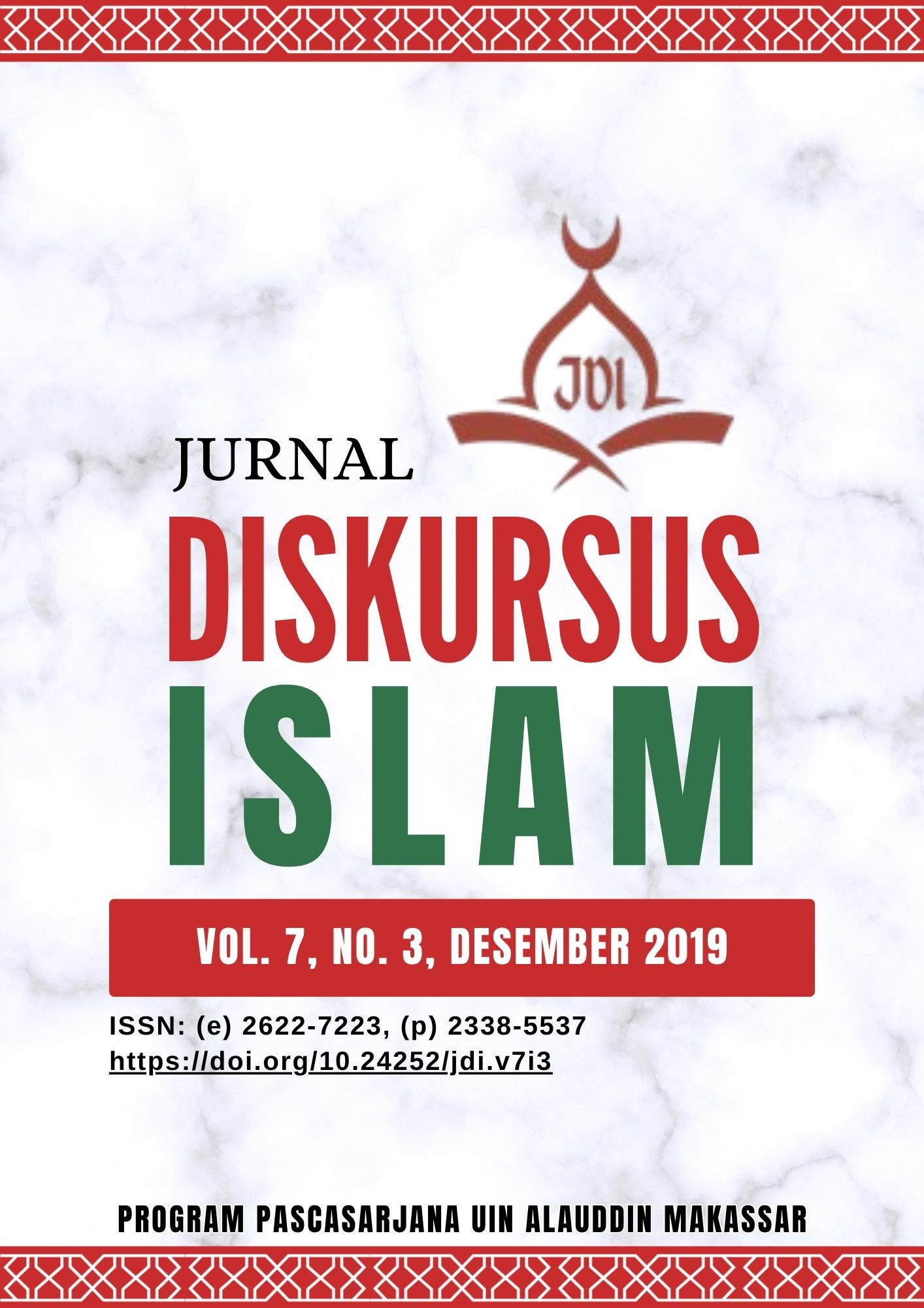 					View Vol. 7 No. 3 (2019): December
				