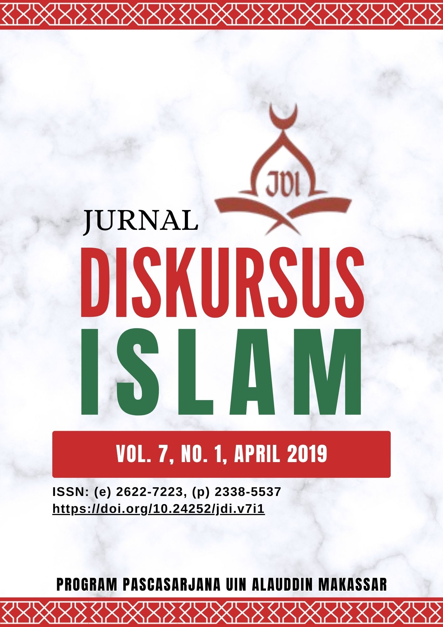 					View Vol. 7 No. 1 (2019): April
				