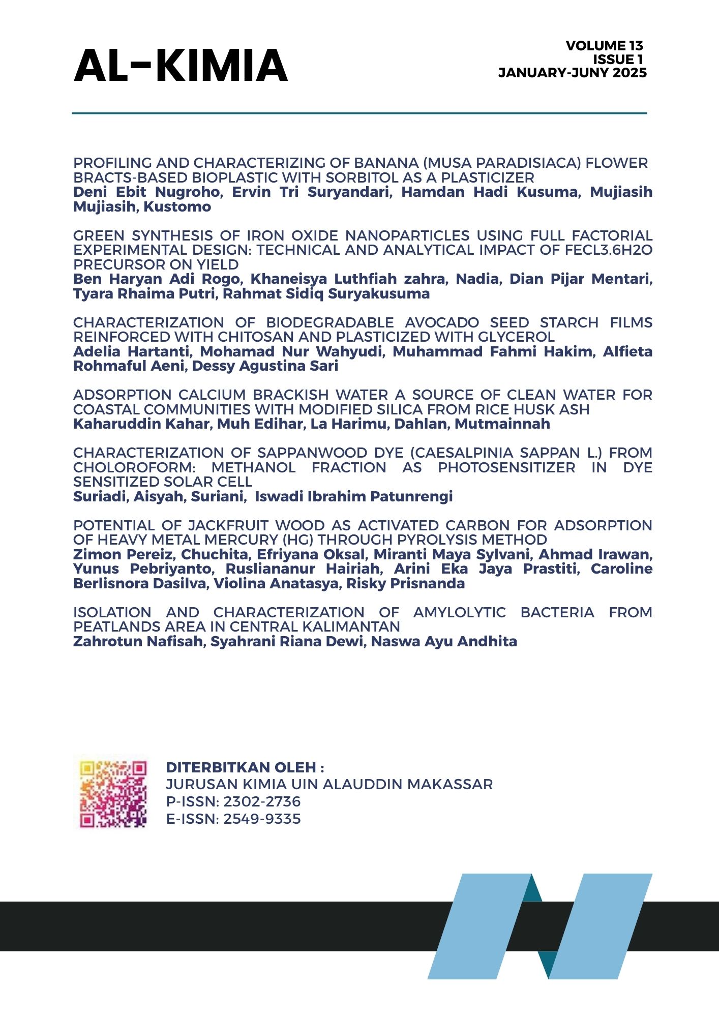 					View Vol. 13 No. 1 (2025): JUNE
				