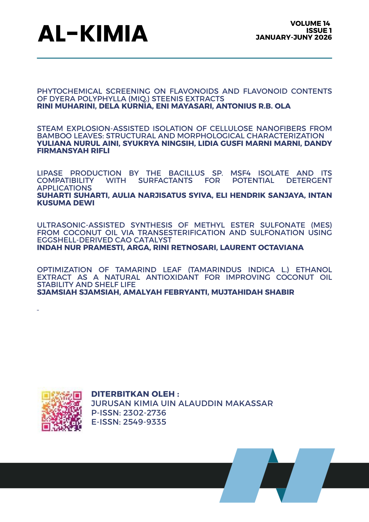 					View Vol. 14 No. 1 (2026): JUNI
				