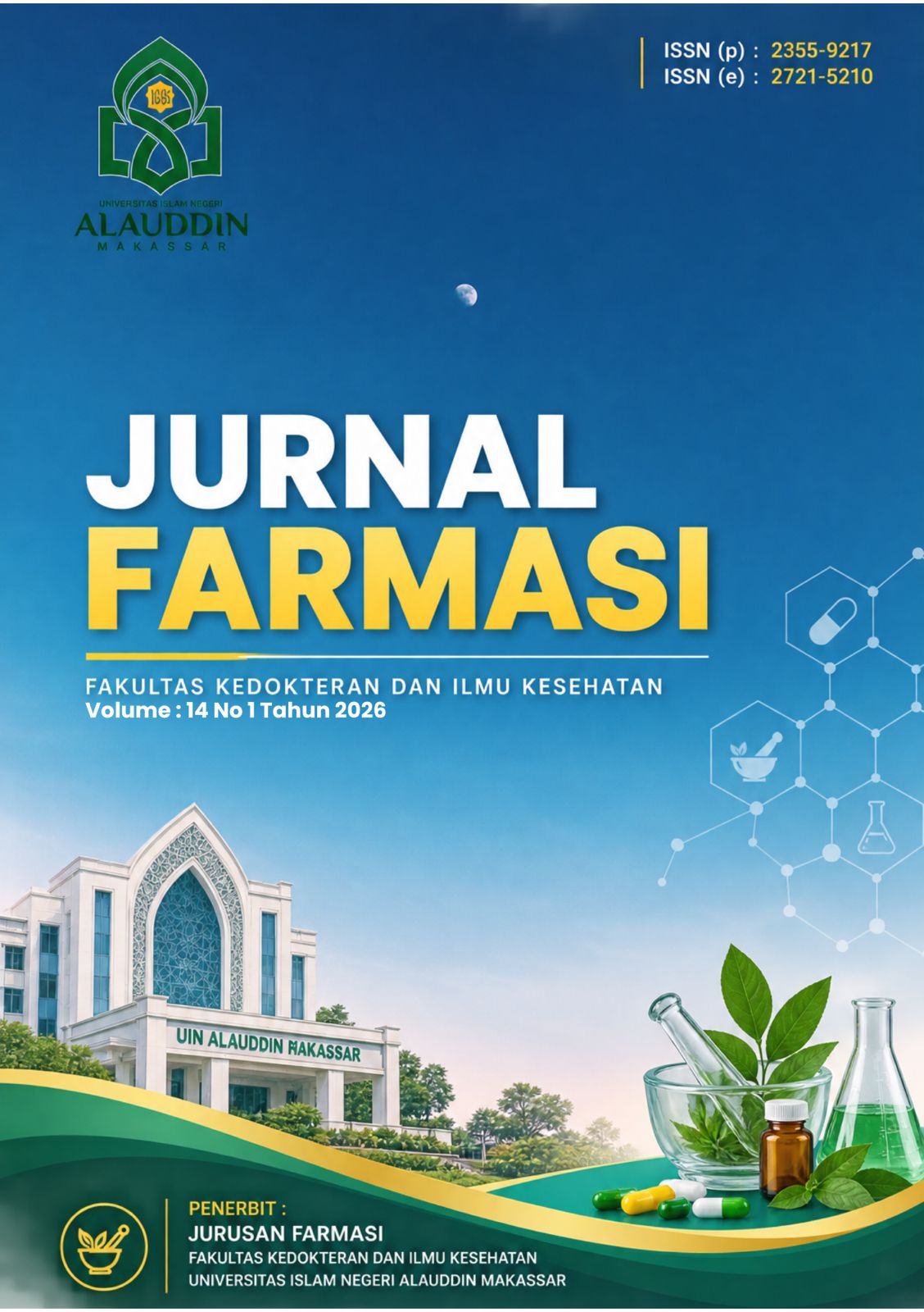 					View Vol. 14 No. 1 (2026): Jurnal Farmasi Edisi Juni 
				
