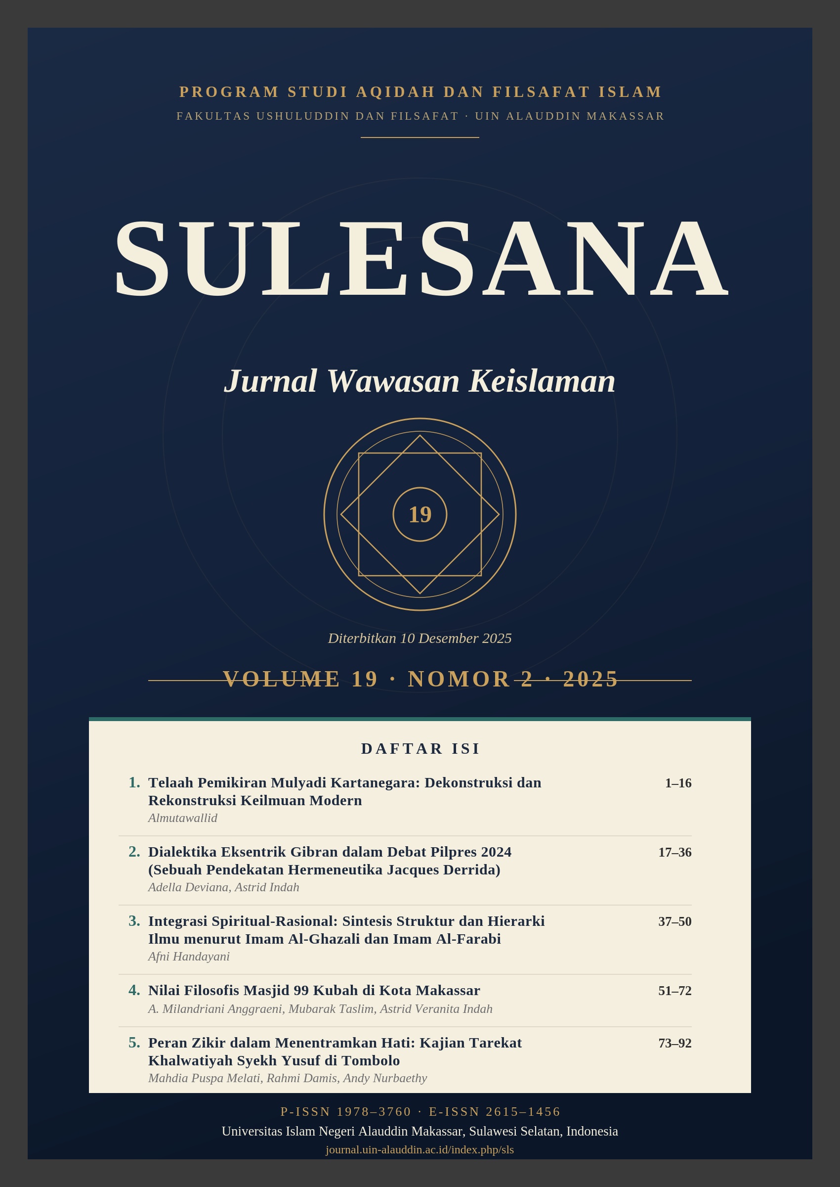					View Vol. 19 No. 2 (2025)
				