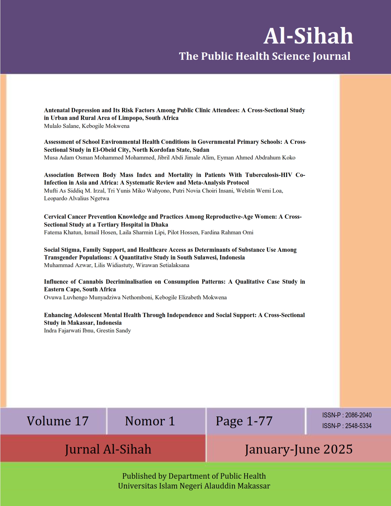 					View Volume 17, Nomor 1, January-June 2025
				