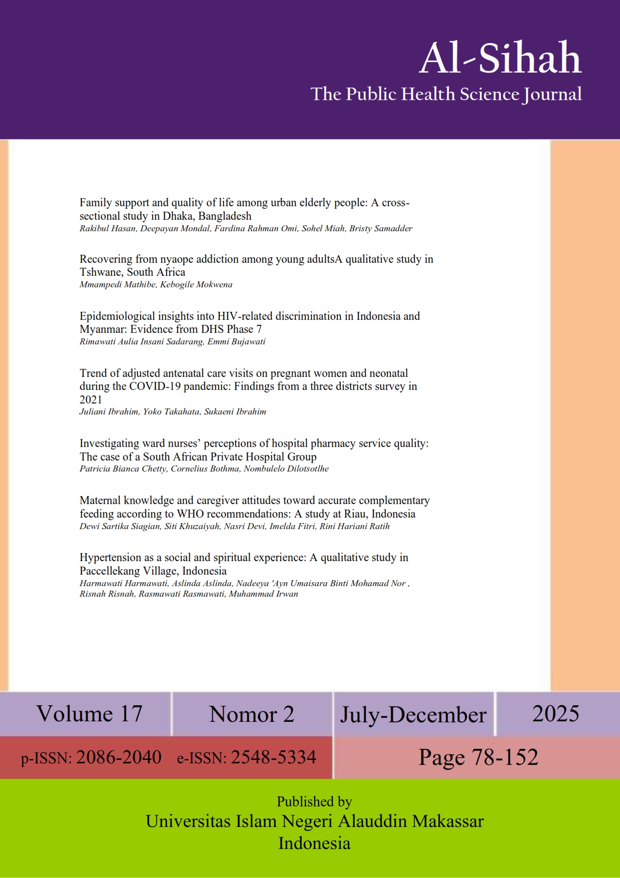 					View Volume 17, Nomor 2, July-December 2025
				