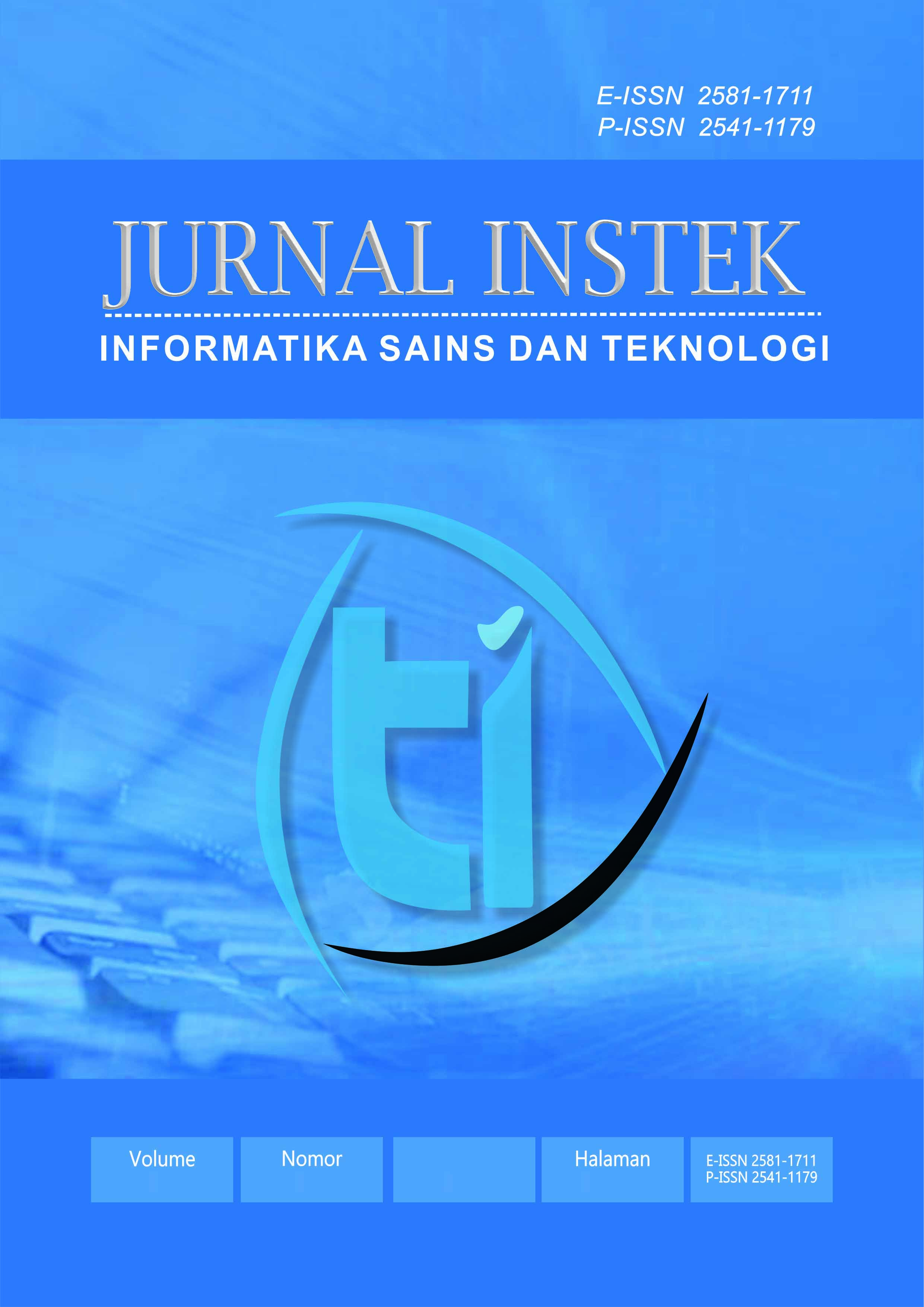 View Vol. 3 No. 2 (2018): INSTEK Volume 3 Number 2, October 2018
